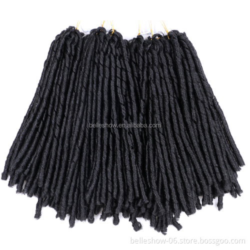 12 Inch Goddess Faux locs Crochet Hair 6  Crochet Hair Extensions Faux locs Braiding Hair Afro Kinky Soft Dreadlocs